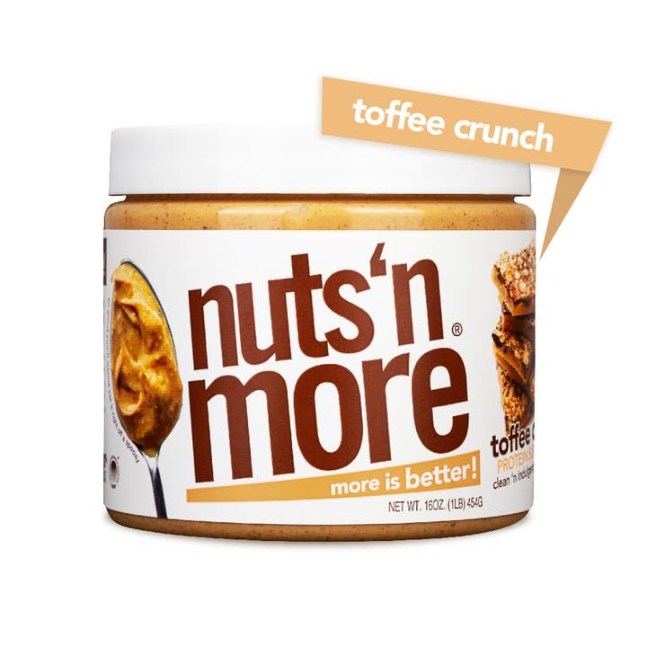 Toffee Crunch High Protein Peanut Butter Spread for wholesale by Nuts 'N More