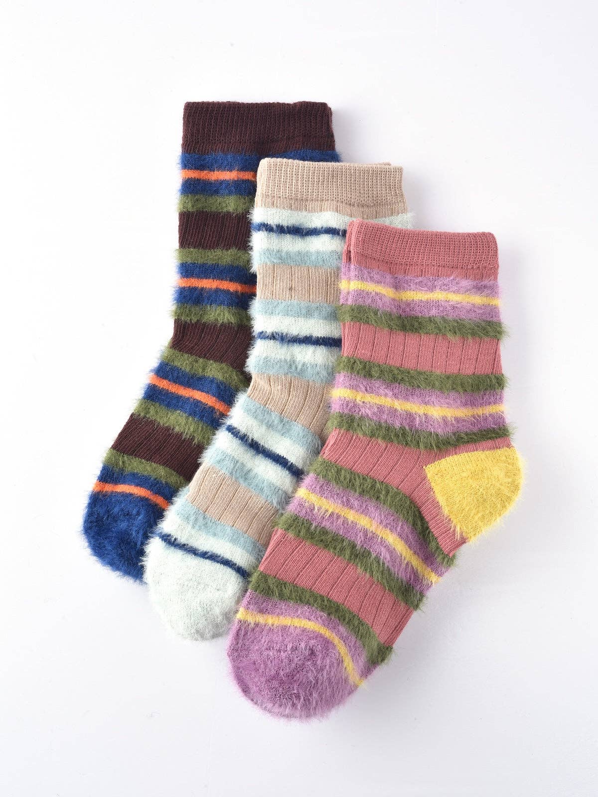 Funkyrel® Atzbranding Limited - Wholesale Socks - Women's - Rufia - Thick Striped Winter Warm Socks9