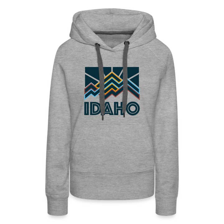Hey Mountains - Wholesale Hoodie - Women's - Premium Women's Idaho Hoodie2
