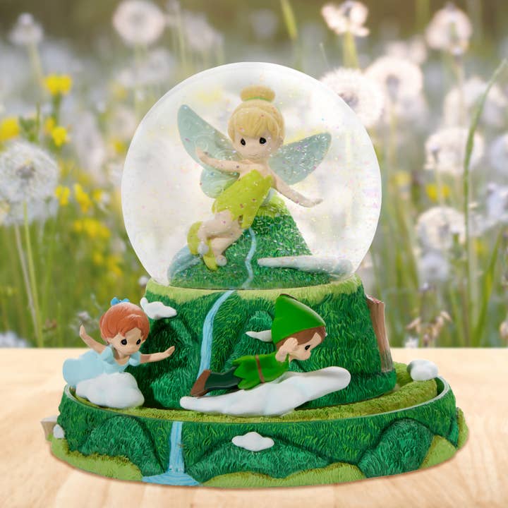 Faith, Trust, And Pixie Dust Musical Snow Globe for wholesale by Precious Moments