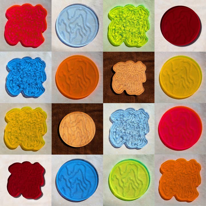 Sottobicchieri Logo & Cerchio - Singoli per la vendita all'ingrosso da parte di SpillProofLiquid