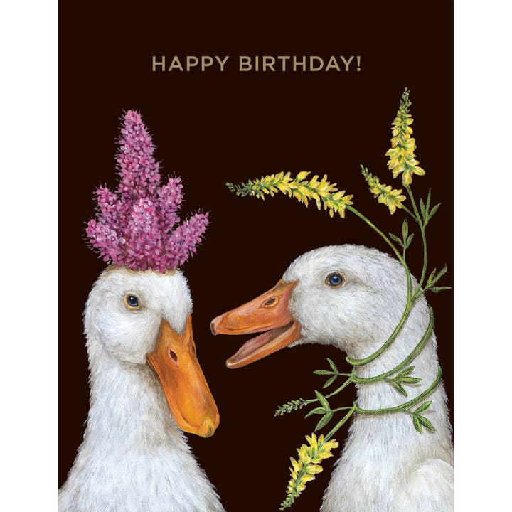 Birthday Ducks Card for wholesale by Hester & Cook - Stationery