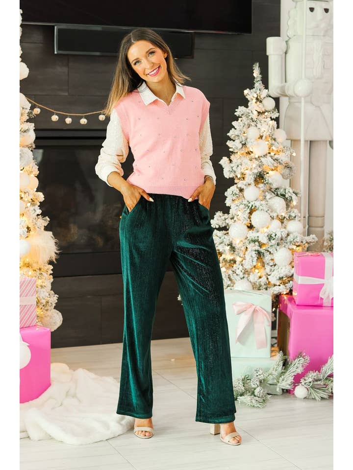 The Kathryn White Sequins Button Down for wholesale on Faire