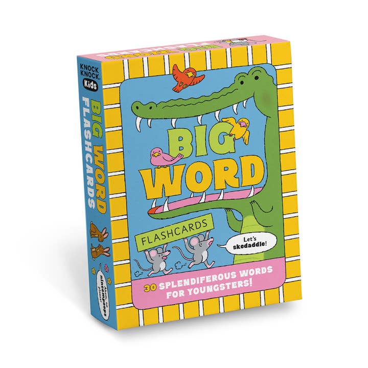 Knock Knock - Wholesale Learning Cards - Kids & Baby - Knock Knock Kids - Big Word Flashcards1