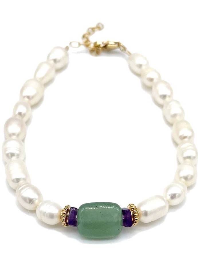 Lucky Me Aventurine Bracelet for engroshandel hos Holi Editions