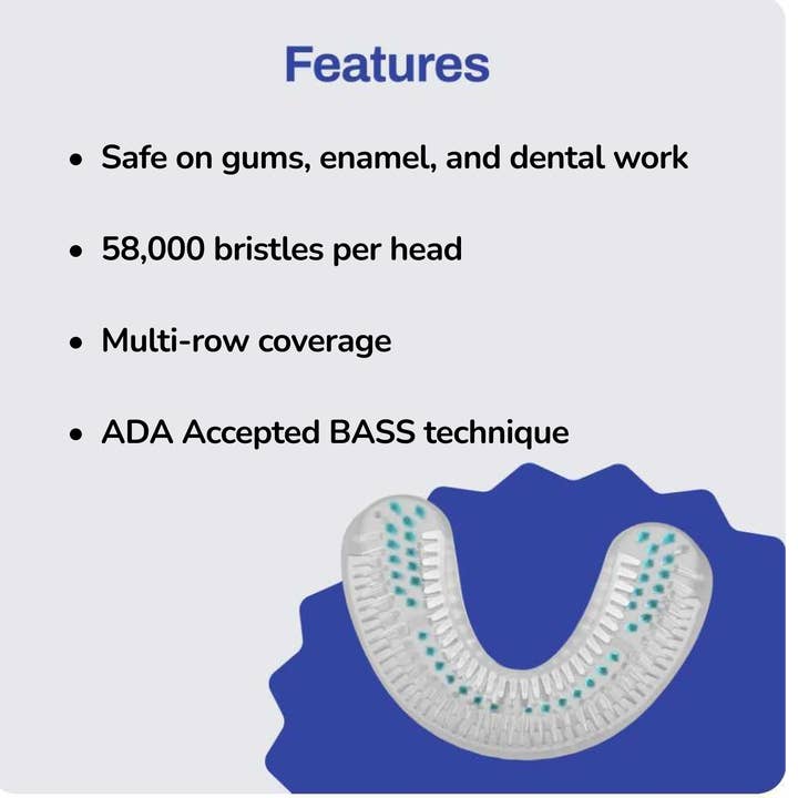AutoBrush - Wholesale Toothbrush - autobrush®: Double-Sided Nylon Brush Head