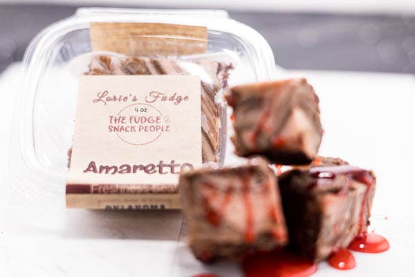 The Fudge & Snack People - Lorie's Fudge - Wholesale Fudge - Amaretto Chocolate 4 oz2