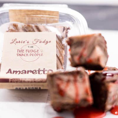 The Fudge & Snack People - Lorie's Fudge - Wholesale Fudge - Amaretto Chocolate 4 oz2