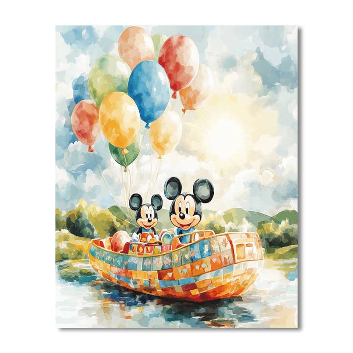 Artistry Rack - Wholesale DIY Craft Kit - Kids - Mickey Mouse Adventure Scene - Disney Inspired DIY Painting By Numbers Kit