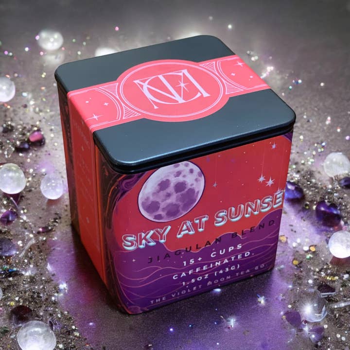 Sky At Sunset - Blueberry, Hibiscus Tea Blend for wholesale by The Violet Moon Tea Co.