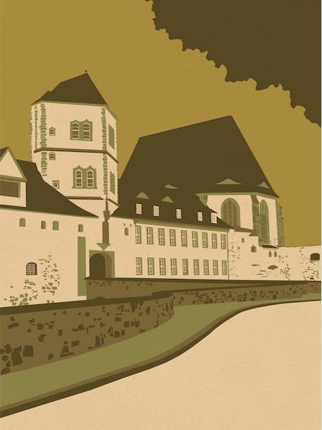 Moritzburg A4 A3 kunstdruk voor wholesale door ostkarte