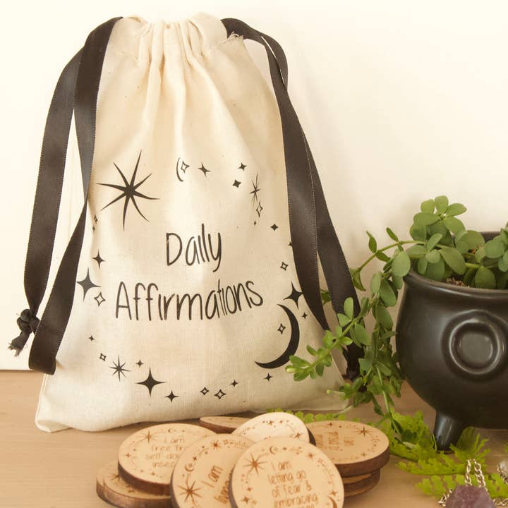 Jetons d'affirmation quotidienne d'amour de soi pour la vente par Topaz & Pine