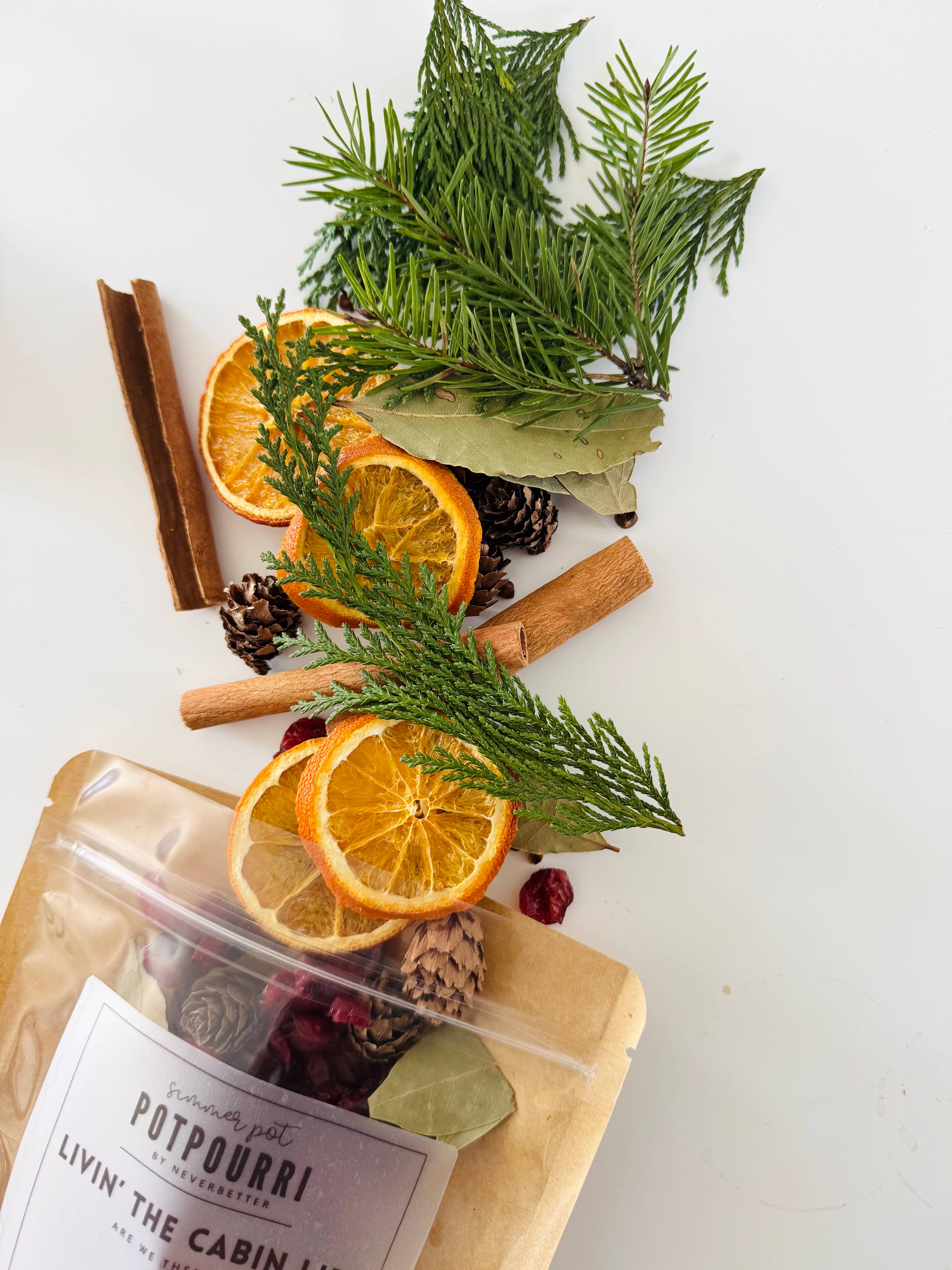 Simmer Pot Potpourri - Wholesale Potpourri - Livin' The Cabin Life Simmer Pot Potpourri