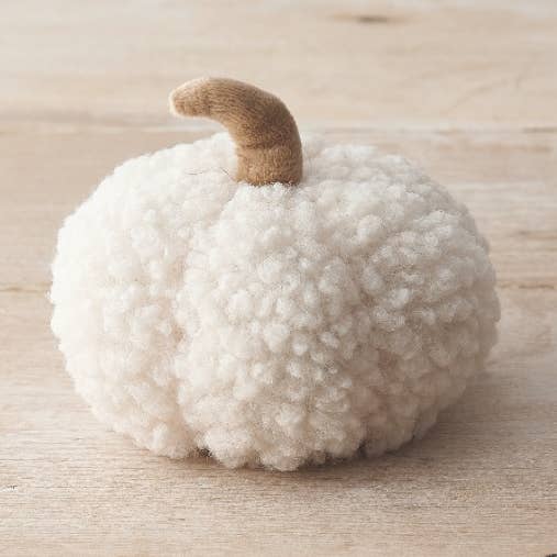 Vit Sherpa Pumpa 11cm för wholesale av Gainsborough Giftware x Portland Living