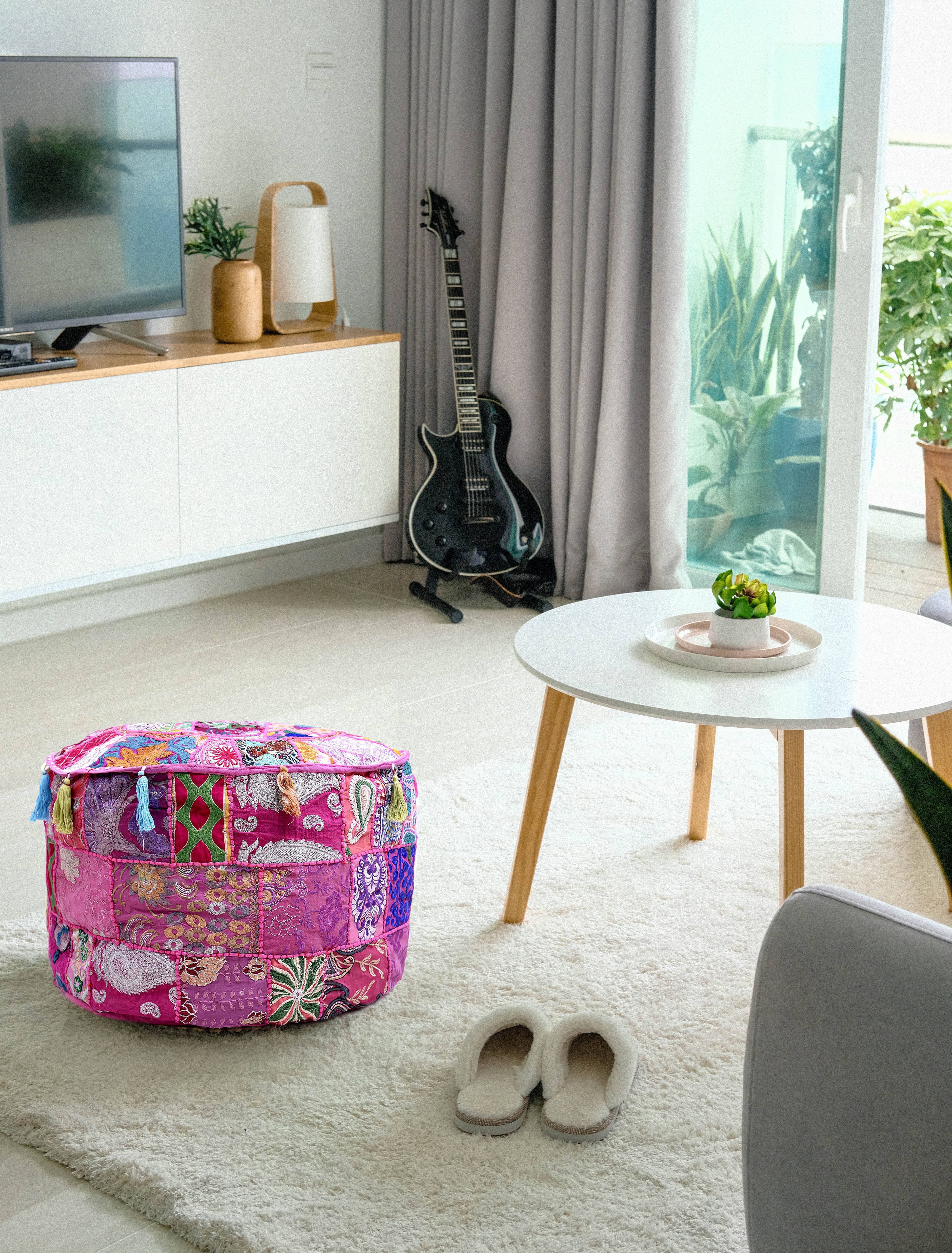 Aakriti Inc. - Wholesale Pouf - Aakriti Gallery Indian Pouf Footstool Ethnic Pouf Cover32