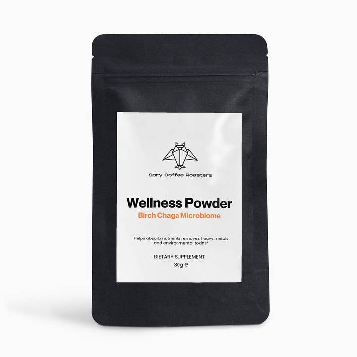 Björk Chaga Microbiome Wellness Pulver för wholesale av Spry Coffee Roasters