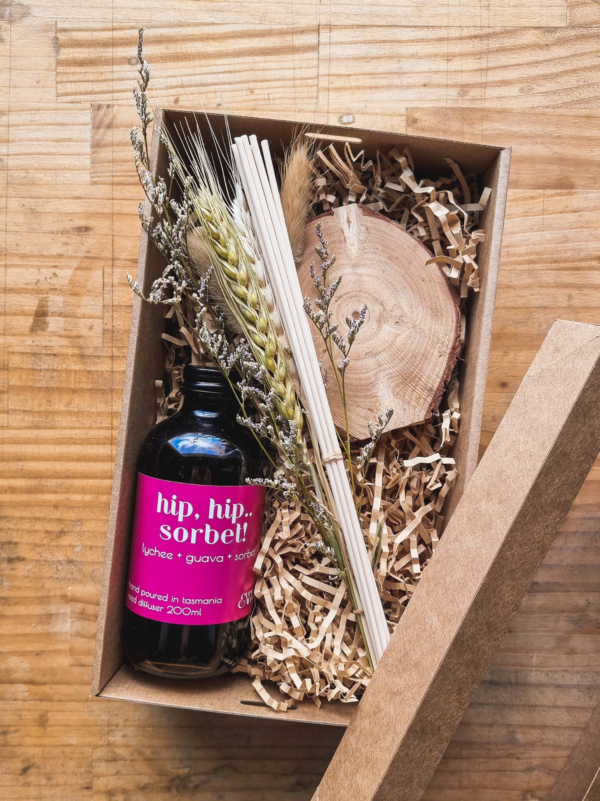 Everwood Candle Co. - Wholesale Reed diffuser - 'Hip, Hip.. Sorbet!' Botanical Reed Diffuser 200ml0