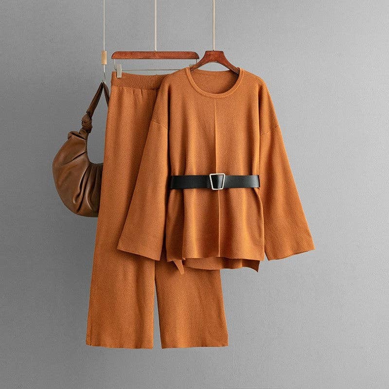 kycozy - Wholesale Set met top en broek (GEEN Loungewear) - Dames - Gebreide Trui en Hoge Taille Broek Set2