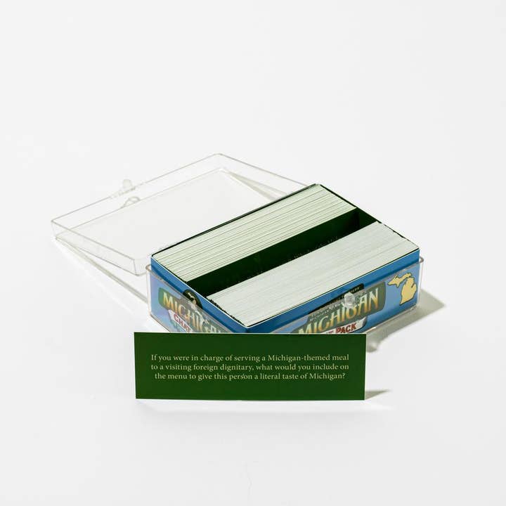 William Randall Publishing - Vendita all'ingrosso Giochi di carte - Gioco di carte iniziale di conversazione del Michigan Chat Pack