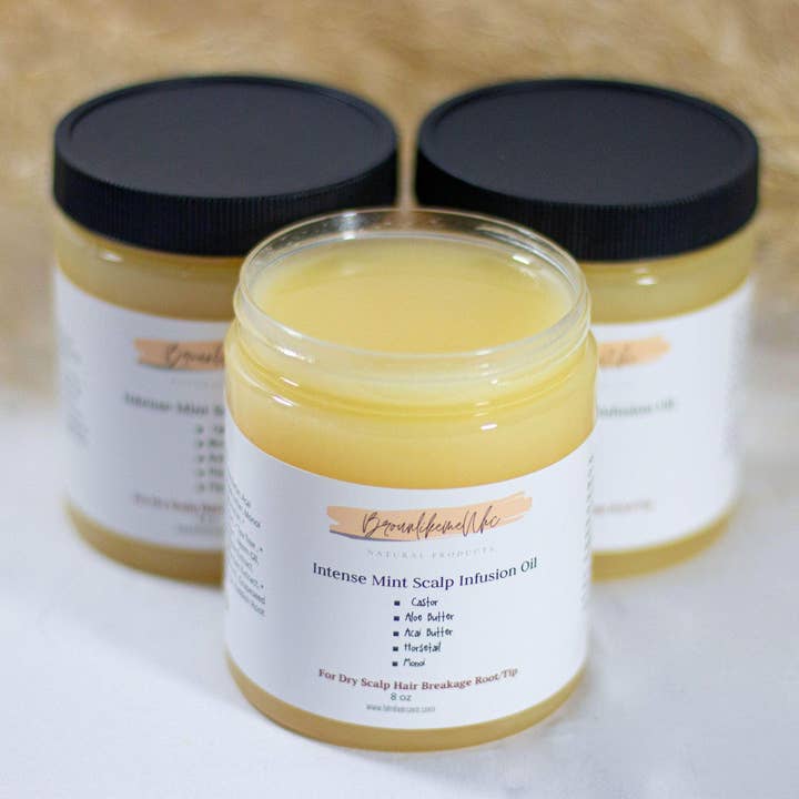 Intense Mint Scalp infusie olie voor wholesale door BrounLikeMe Natural Haircare