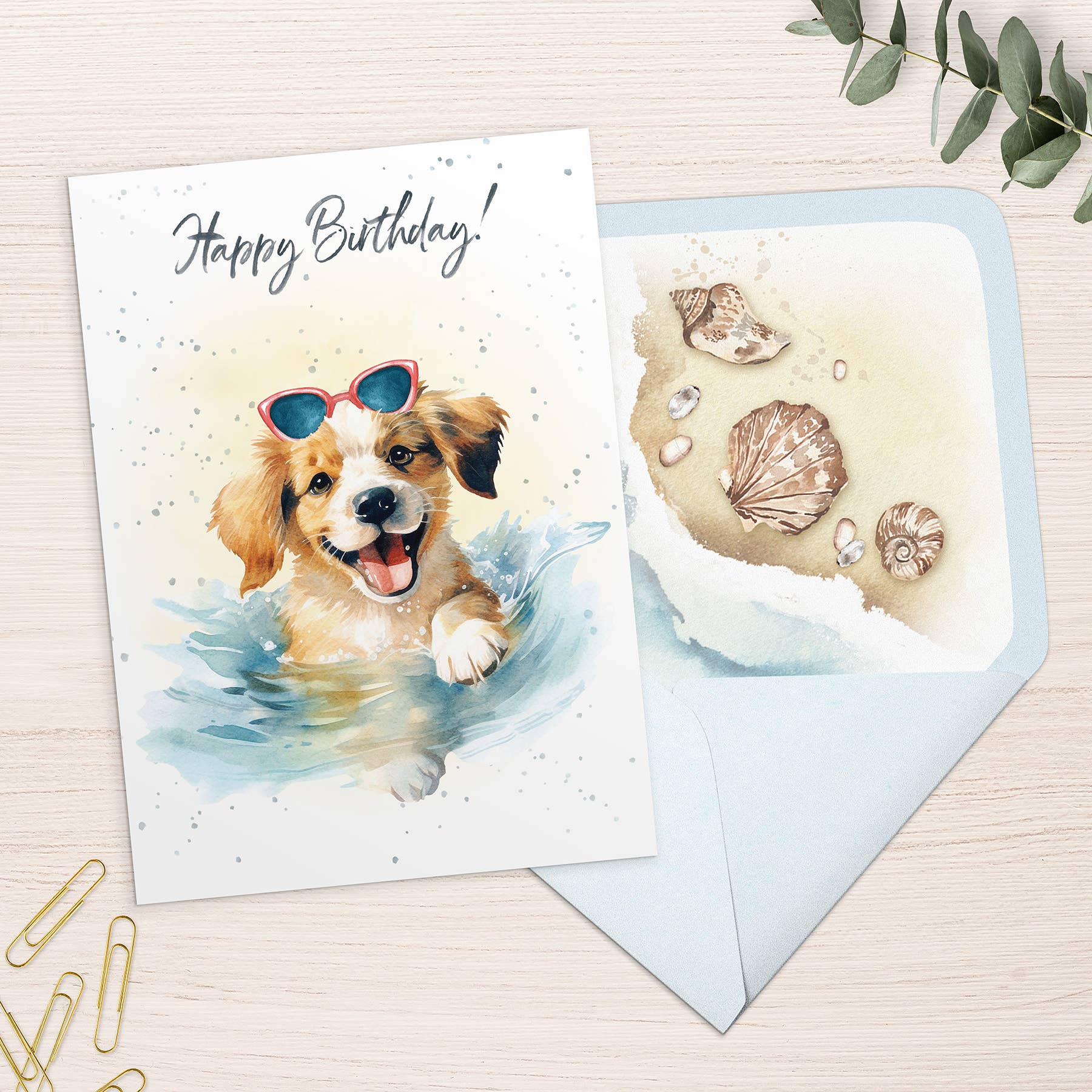 Norcard Enterprises LTD - Vente Cartes d'anniversaire - BD/Chiot nageur0