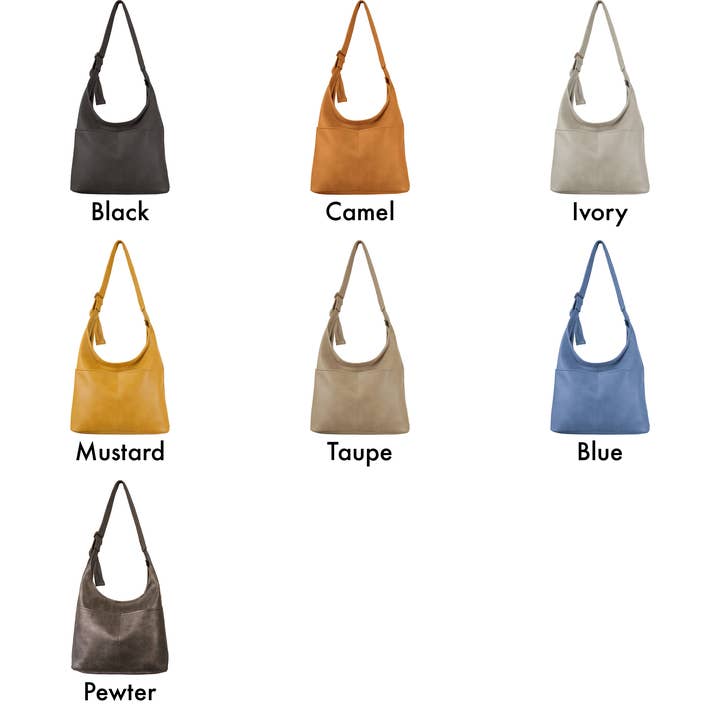 22 Tote - Vente Sac porté épaule – femme - Cabas Hobo Polyvalent en Cuir Végétalien avec Poches2