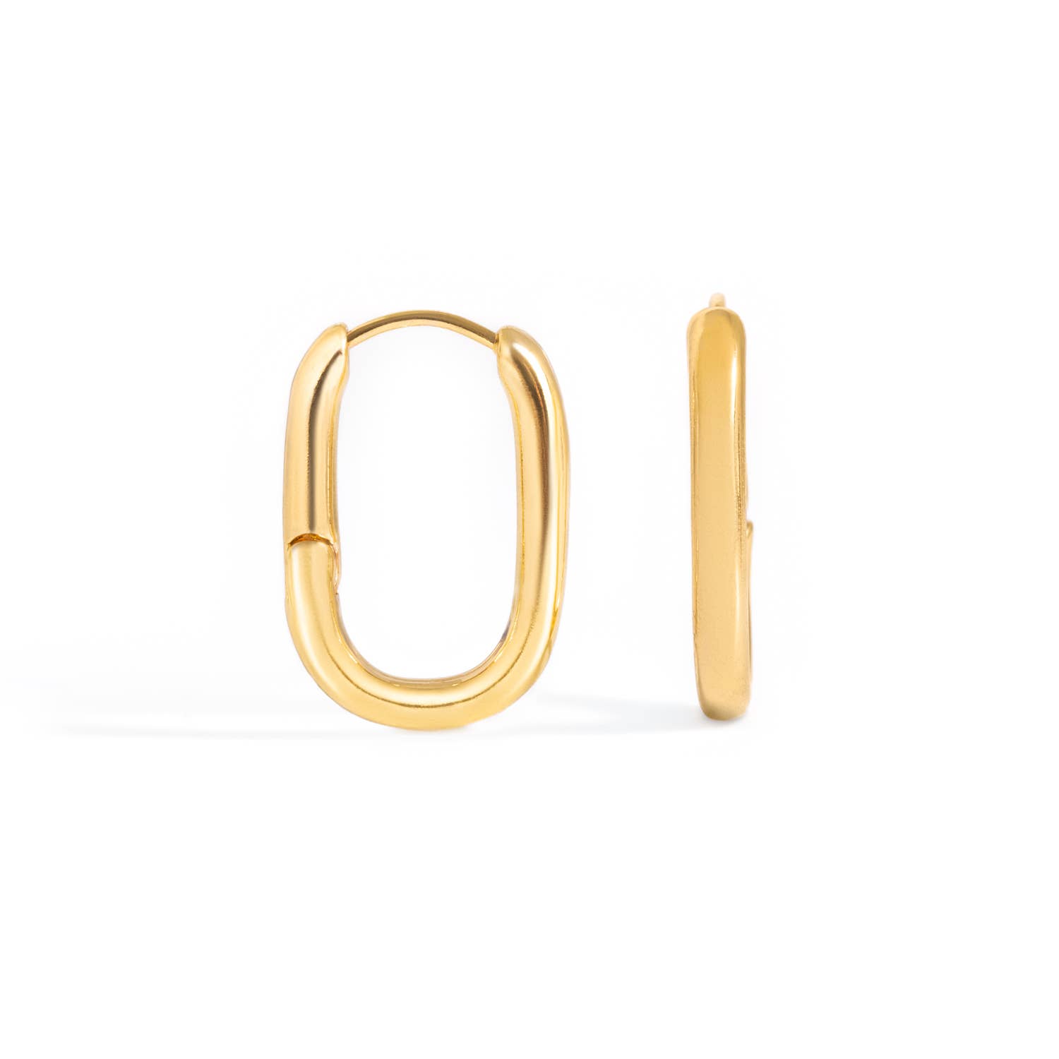 MASHALLAH - Wholesale Hoop Earrings - U Hoop Earrings (Silver and Gold)