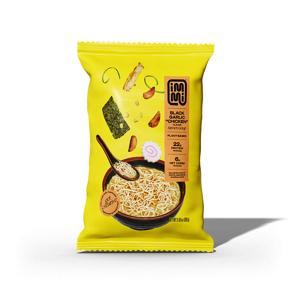 immi - Wholesale Ramen - Black Garlic Chicken Ramen (High Protein)1