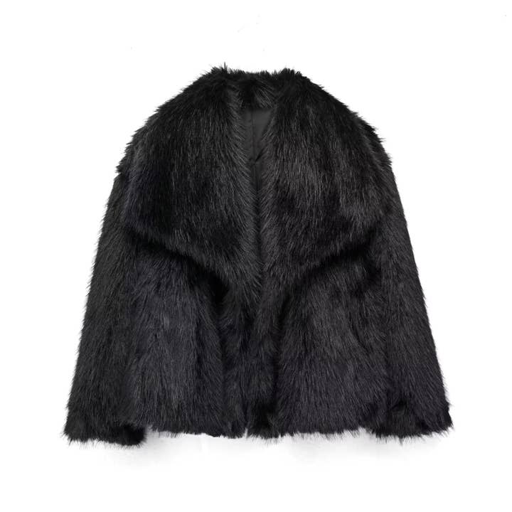 Marayn - Wholesale Fur/Faux Fur Coat - Women's - Luxury Faux Fur Coat European Chic Elegant Queen Style30