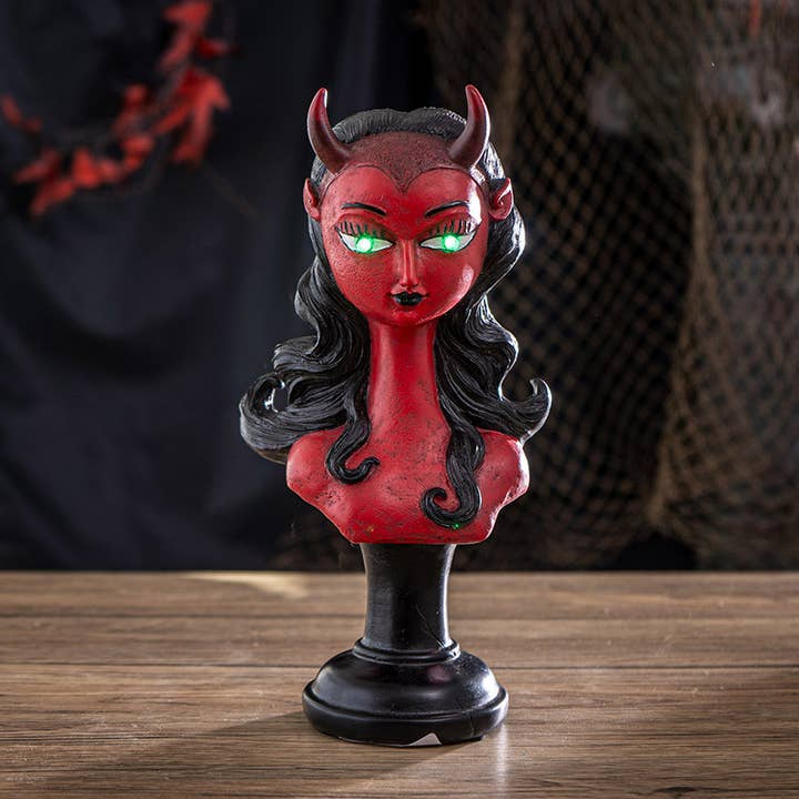 Busto de Dama Diablo con Luz LED para venta al por mayor de Pacific Trading