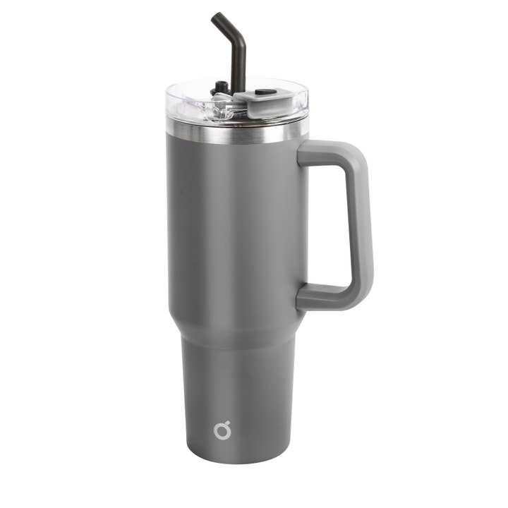 Oggi - Wholesale Insulated Mug/Tumbler - 40 fl oz / 1.2 lt Thermal Mug w/Straw