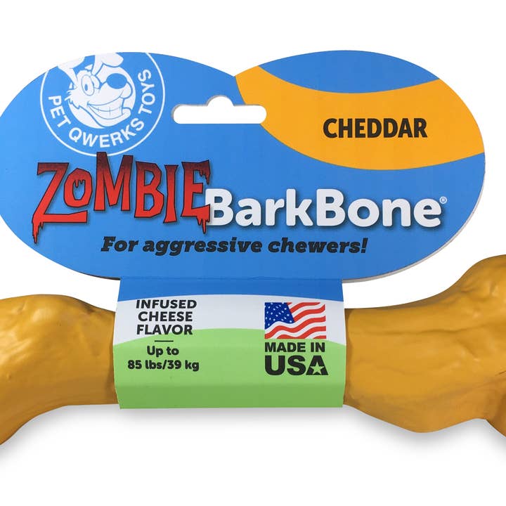 Barkbone Zombie Nylon Cheddar - XL for wholesale by Pet Qwerks