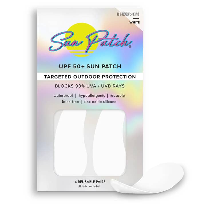 Protection UV sous les yeux, blanche pour la vente par Sun Patch