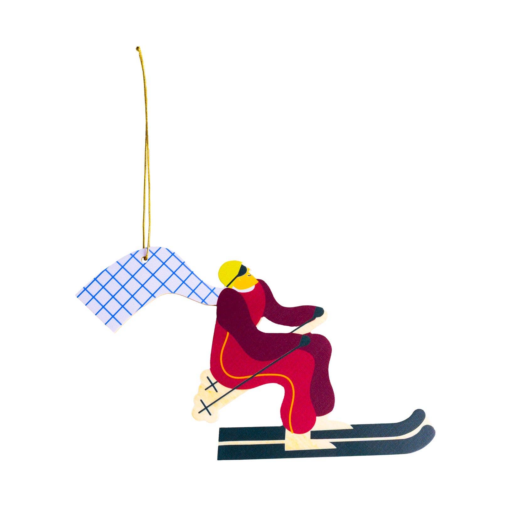 milin - Wholesale Tree Topper - Skier Christmas ornament, Christmas tree hanging decor1