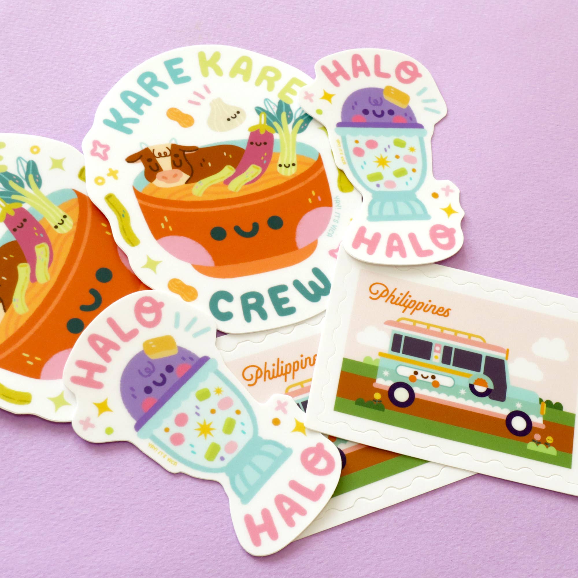 Yay! It's Vica – Adesivo por atacado – Autocolante de Selo de Jeepney das Filipinas2