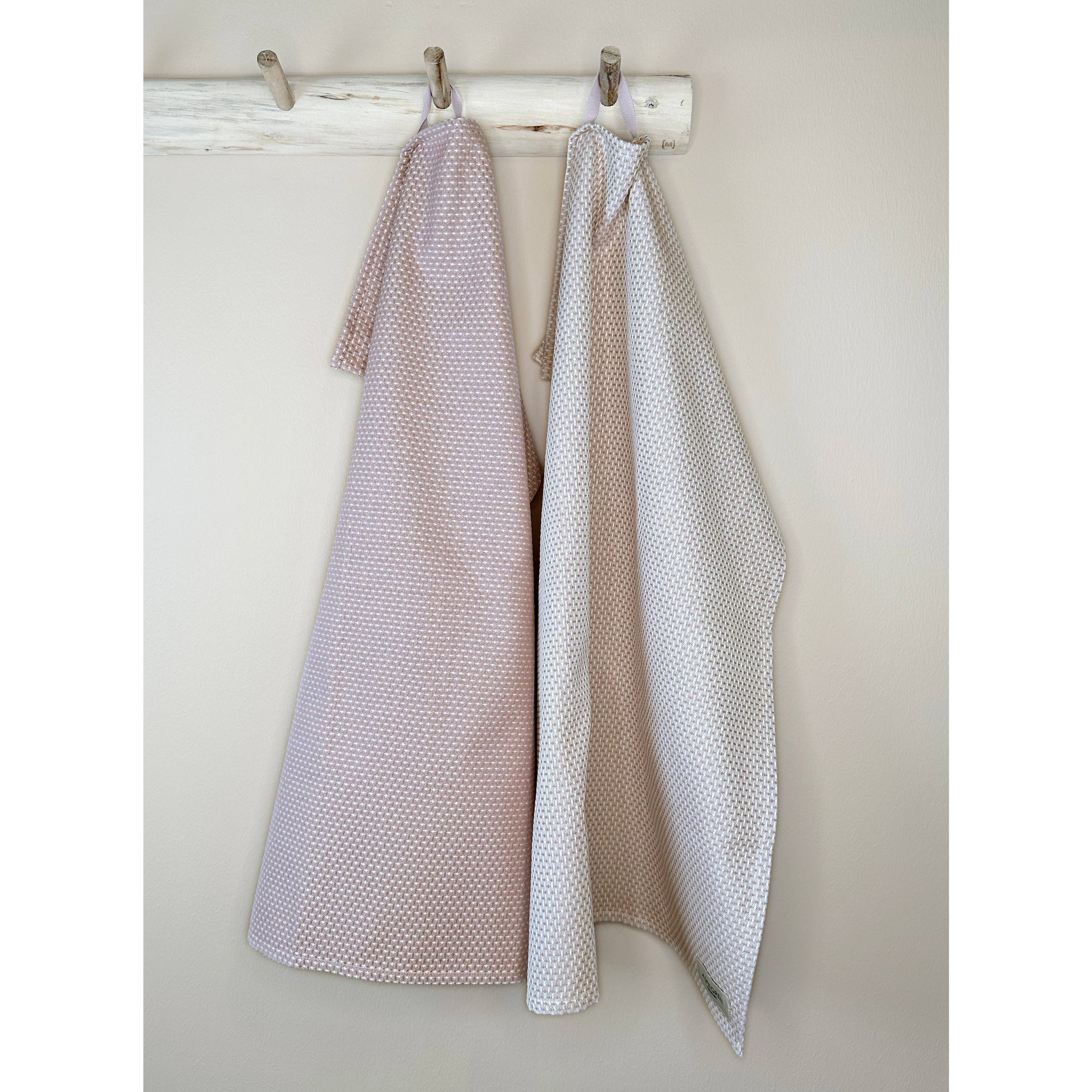 Aspegren Denmark - Wholesale Tea Towel - Tea Towels - 100% Organic - Set of 2 - Gastro - Wood Rose6