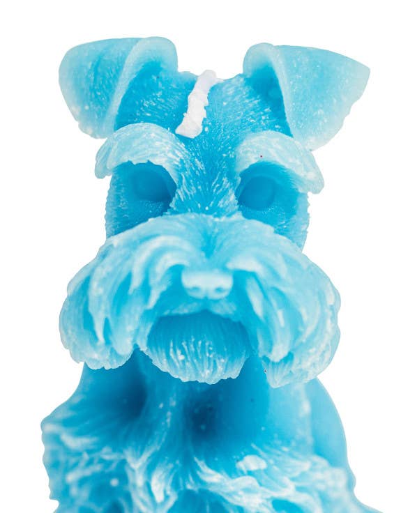 McGowan & Rutherford Ltd - Wholesale Novelty Candle - Light Blue Minature Schnauzer Candle2