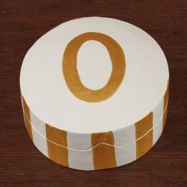 Caixa listrada ouro - O por atacado de Love Explorers