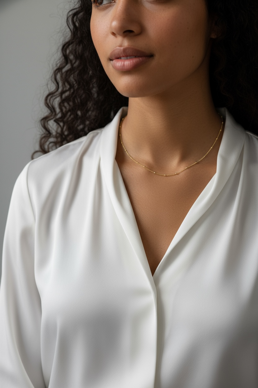 GoldFi - Wholesale Link & Chain Necklace - 18k Gold Filled 1mm Satellite Chain Available in 16", 18", 21