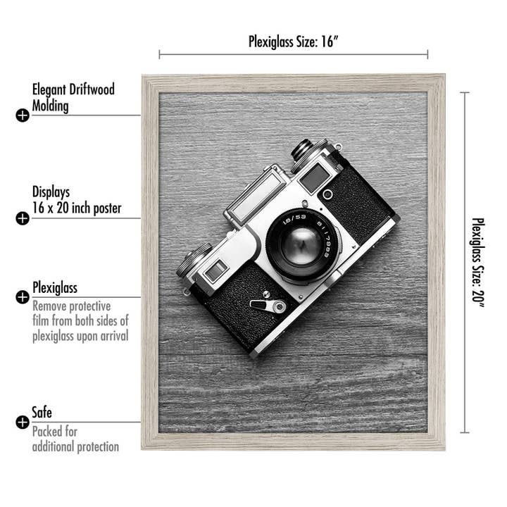 Americanflat - Wholesale Picture Frame - Americanflat Poster Frame with Wide Molding102