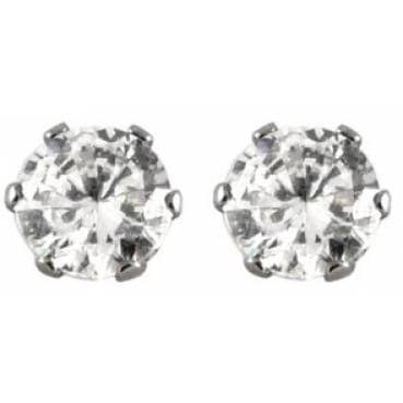 6mm ronde zirkonia oorknopjes voor wholesale door Style Republic - Carsten Maletz