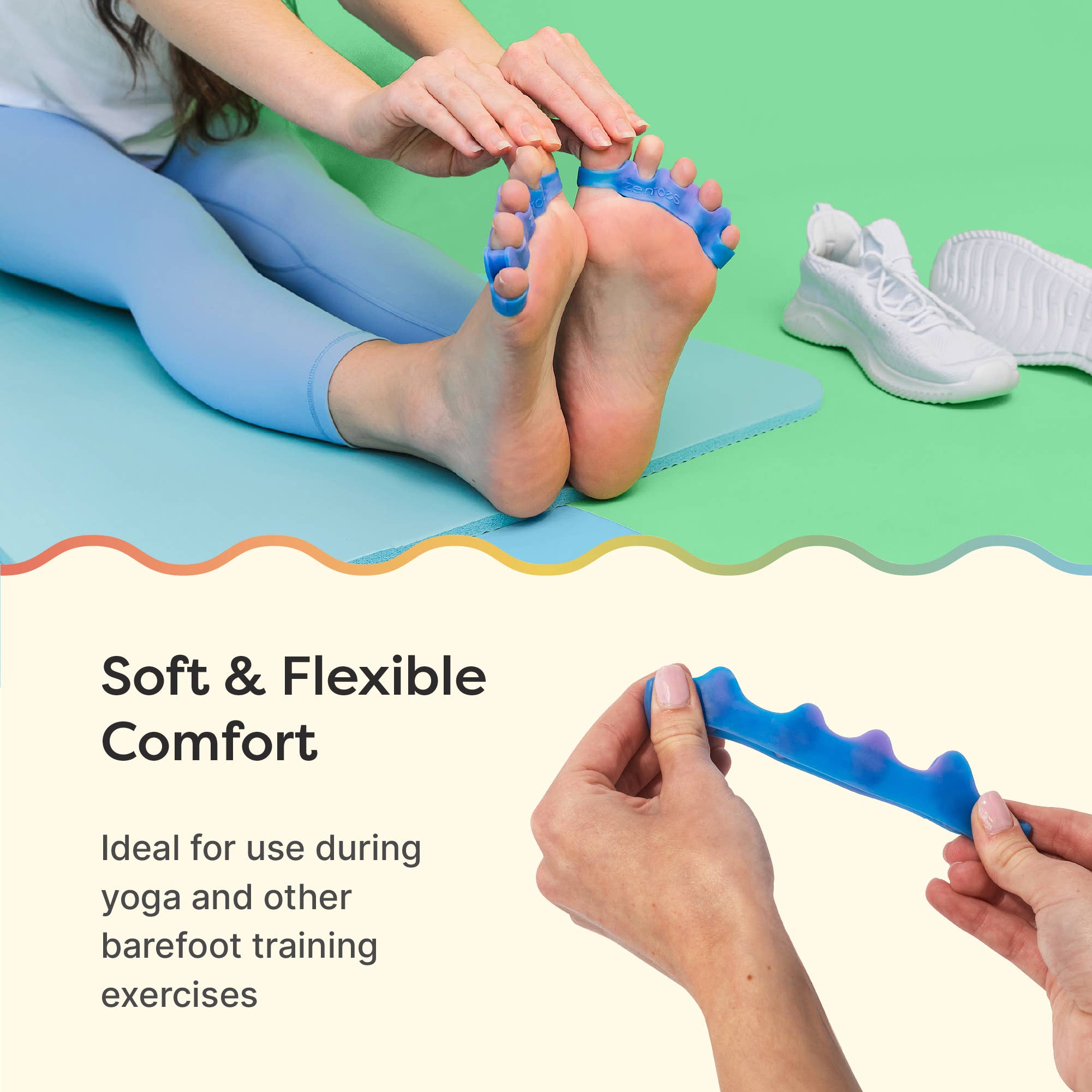 ZenToes - Wholesale Body Brace/Support - Five Loop Toe Separator - 1 Pair4