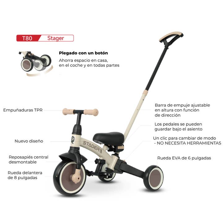 Devessport - Wholesale Bike/Scooter - Kids - Qplay Trike Stager Balance Tricycle and Bicycle – Evol4
