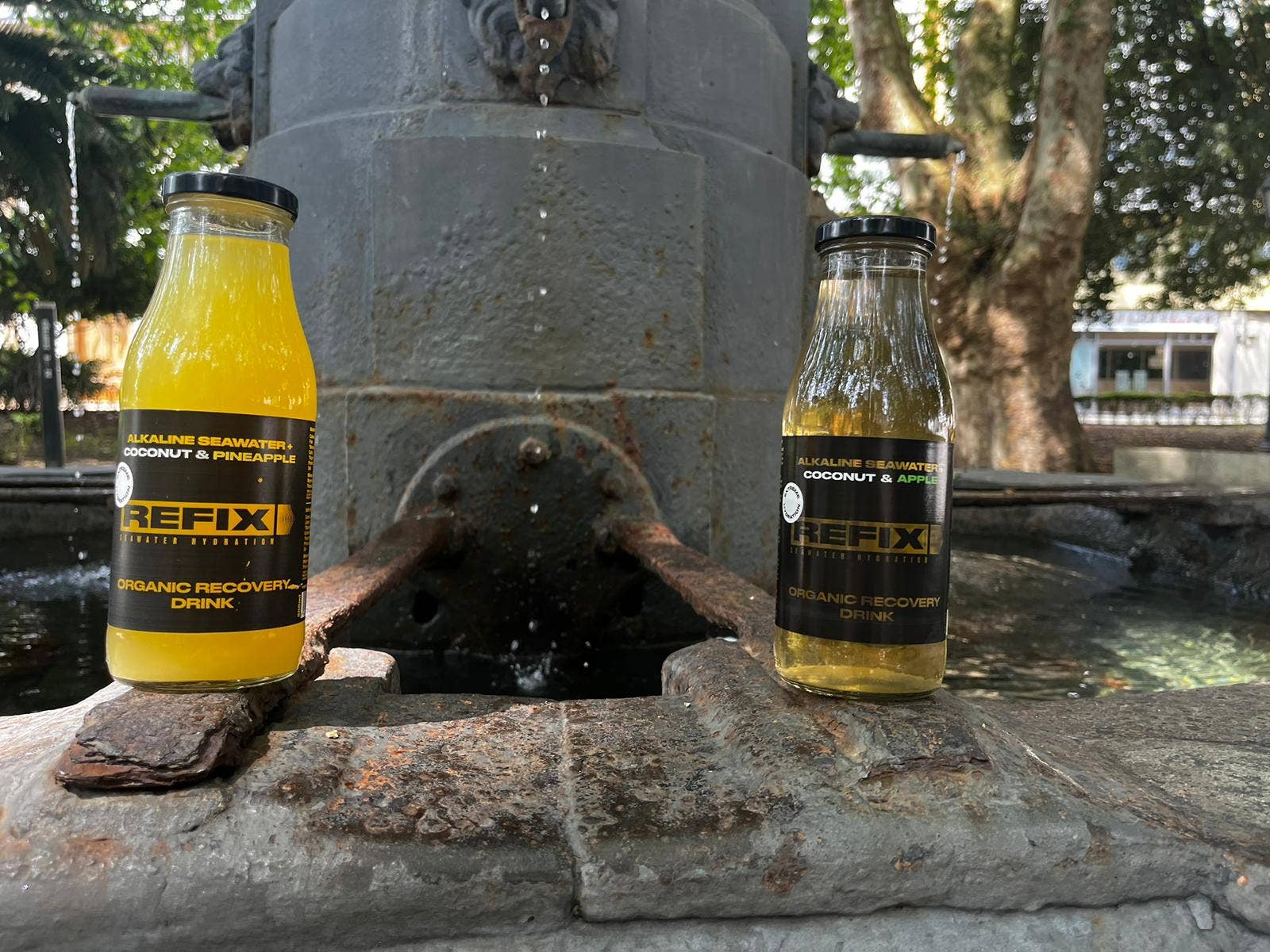 REFIX - Alkaline Seawater - Wholesale Sports/Energy Drink - REFIX Coconut and Apple - Organic recovery drink2