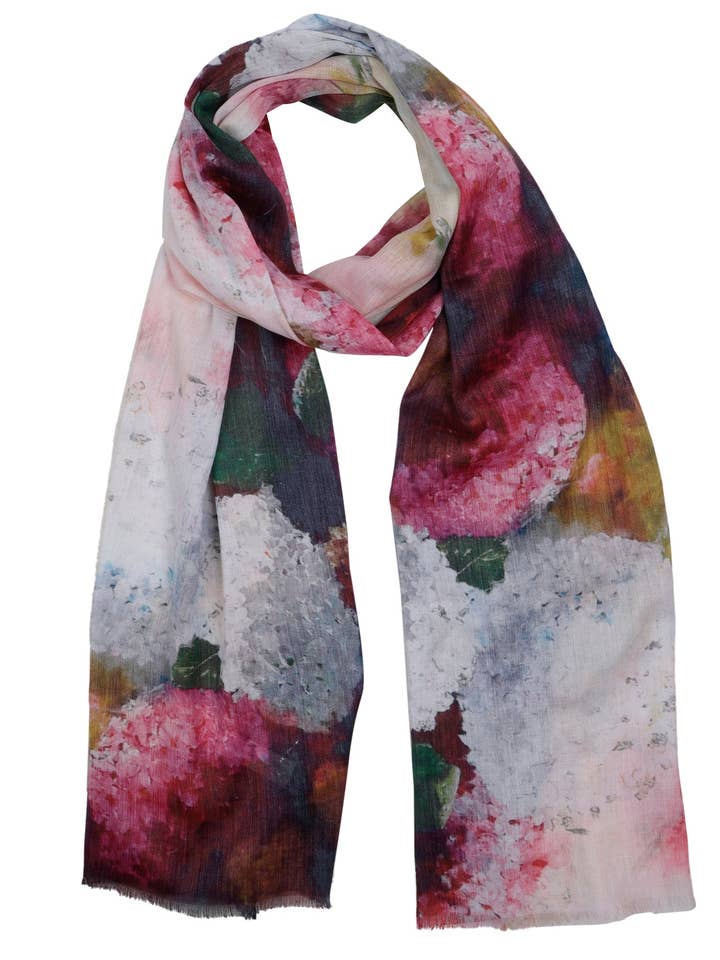 Sciarpa Designer in Cotone e Modal a Stampa Floreale per la vendita all'ingrosso da parte di Namaskar Australia