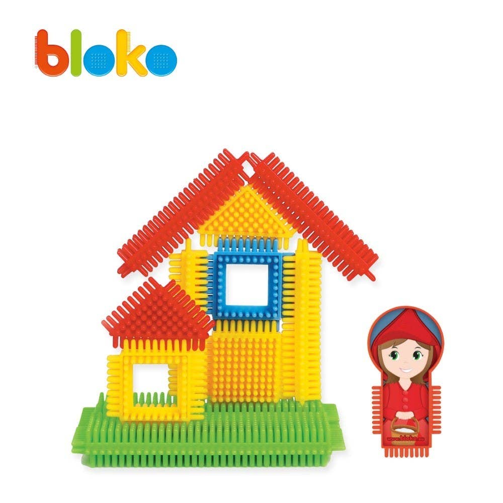 Bloko - Wholesale Building Set - Kids - Set 50 Bloko + Red Riding Hood & the Wolf - BLOKO 5037083