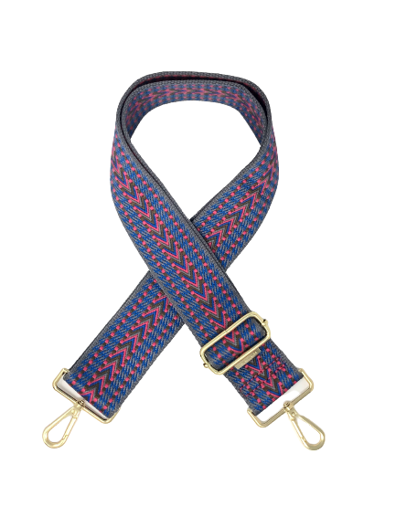 Thomas and Lee Company – wholesale Bag strap – women's – Mini Arrow Aztec Guitar Purse Strap - 5 colors Available6