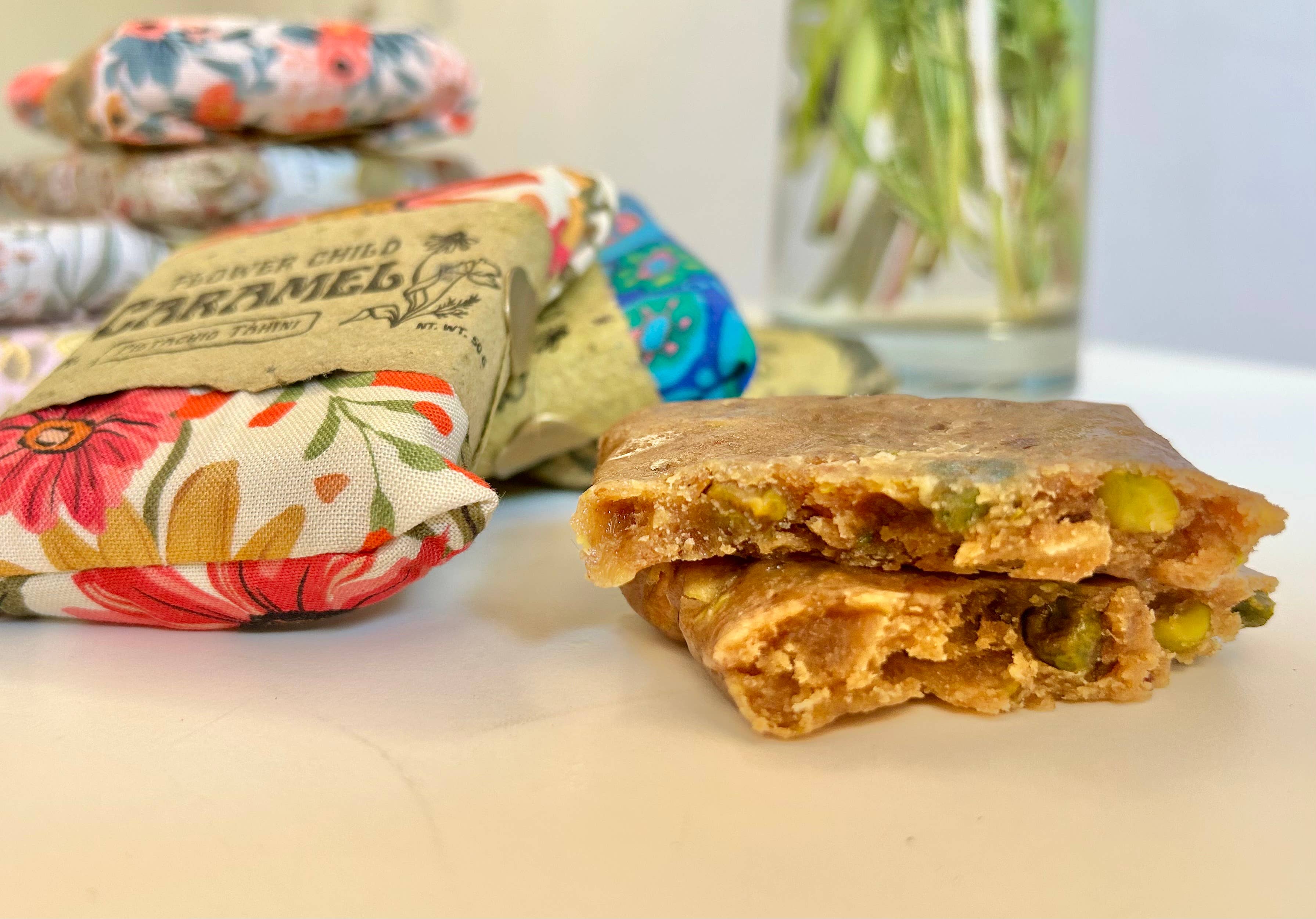 Flower Child Fudge - Wholesale Caramel - Pistachio Tahini Caramel4