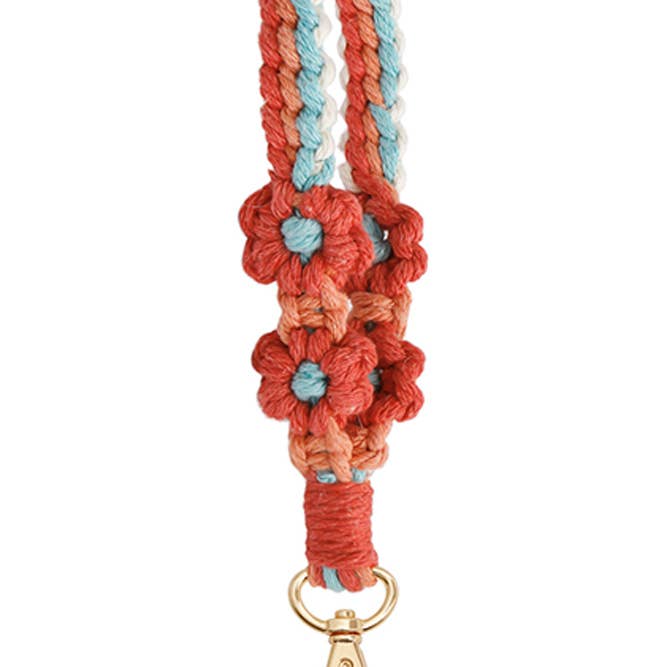 UNISHE - Wholesale Keychain - Women's - Daisy Weaving Colorful Bracelet Keychain GZJM022