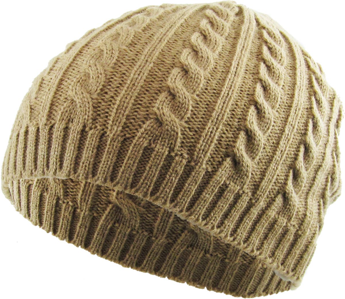 KBETHOS - Wholesale Beanie - Unisex - Cuffless Cable Knit Beanie25